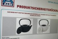 محاسبه خطر سلامت: ALDI با صدای قوری تماس می گیرد