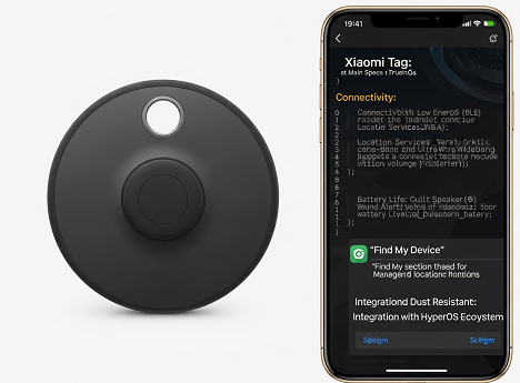 اینم از شکل و شمایل شیائومی تگ؛ مشخصات اصلیش توی کدهای هایپراو‌اس لو رفته.